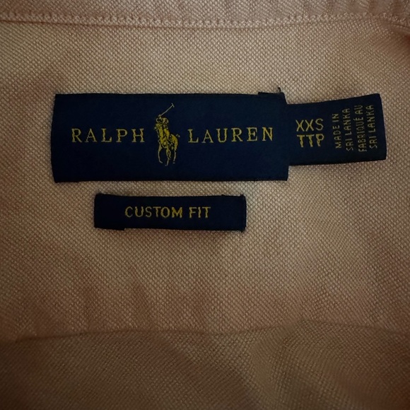 Ralph Lauren Button Down Shirt Coral/Orange - Picture 4 of 5